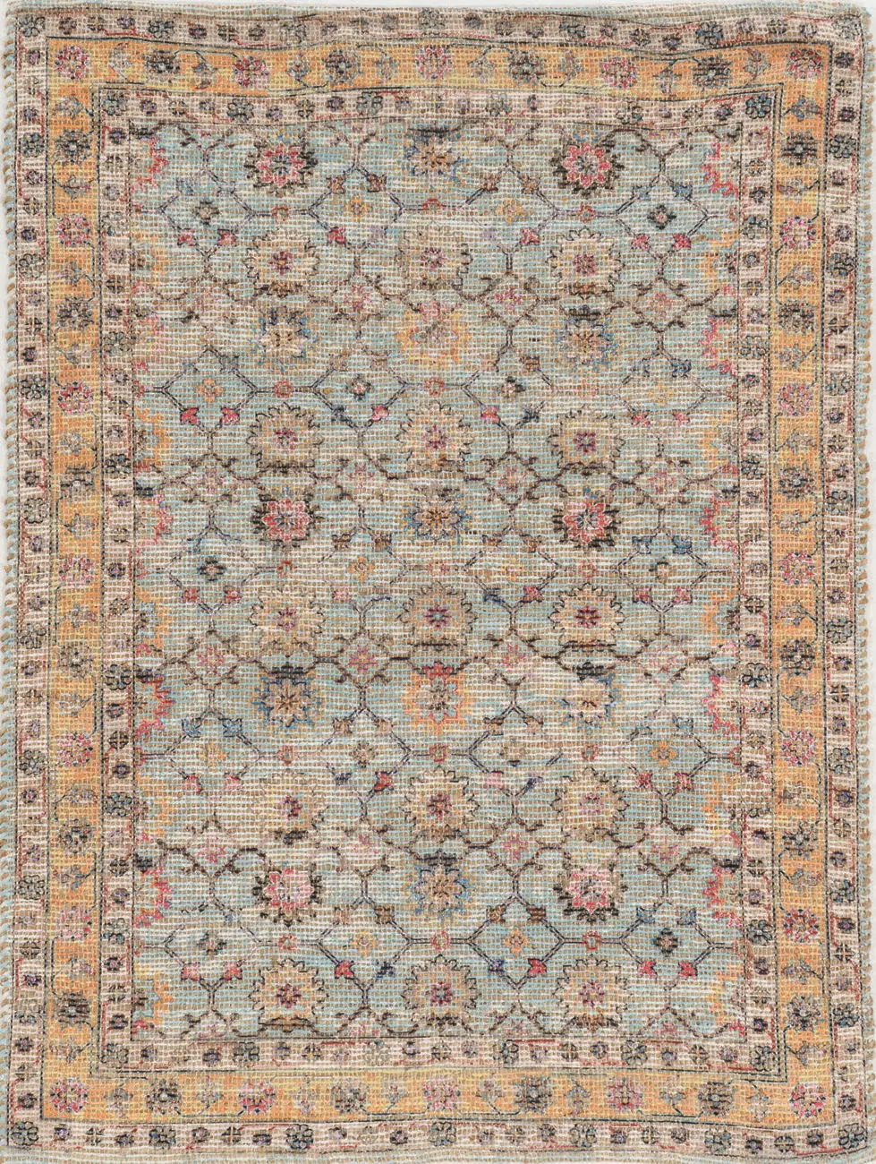 Kas Rugs Morris 2225 Multi-Colored Hand Woven Natural Fiber Rug