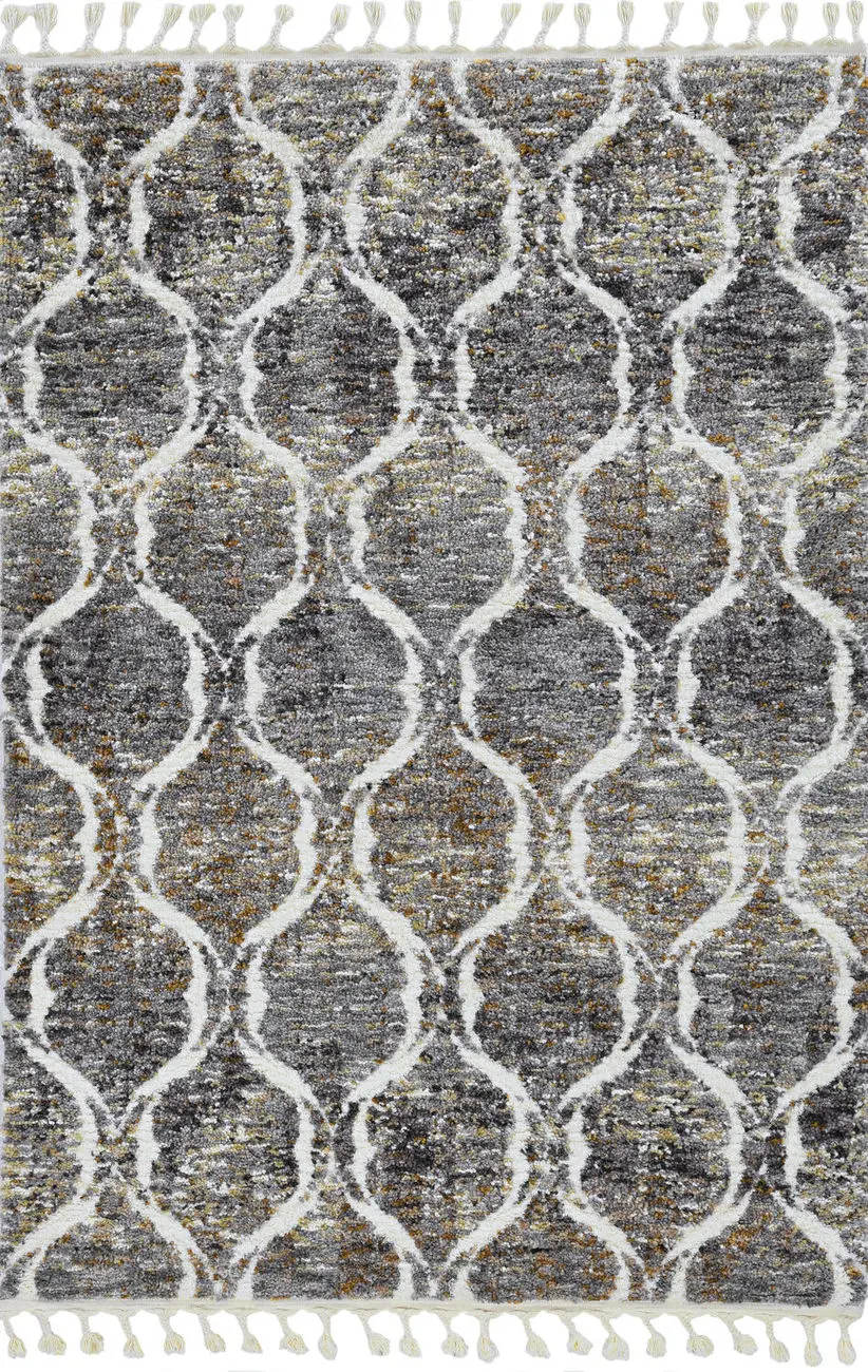 Kas Rugs Bungalow 2300 Gray Hand Woven Synthetic Rug