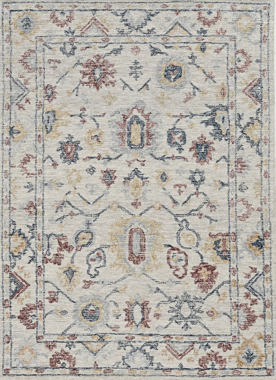 Kas Rugs Hudson 2460 Multi-Colored Hand Tufted Wool Rug
