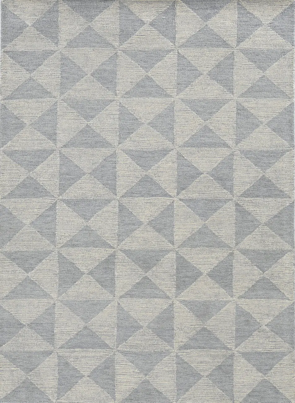 Kas Rugs Hudson 2464 Gray Hand Tufted Wool Rug
