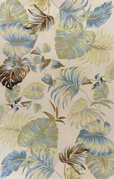 Kas Rugs Havana 2630 Ivory/Blue Floral Rug