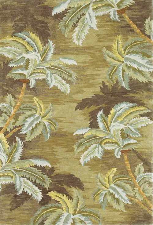 Kas Rugs Sparta 3102 Green Hand Tufted Wool Rug