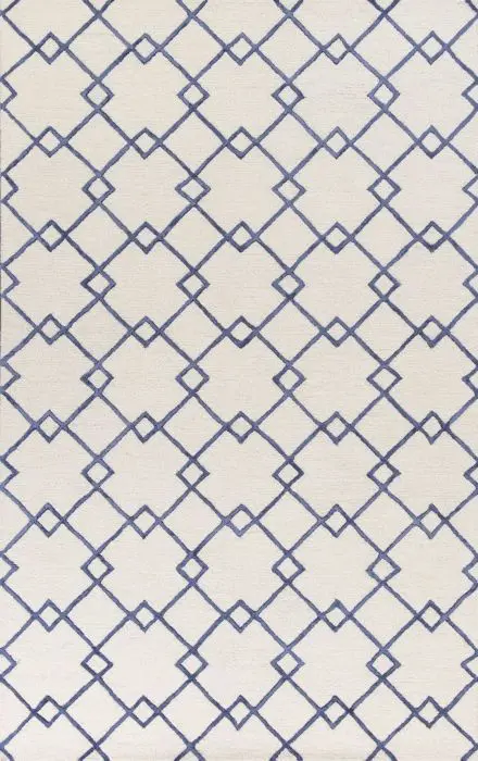 Kas Rugs Impressions 4612 Ivory/Blue Transitional Rug