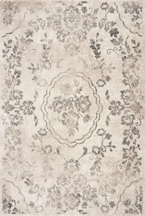 Kas Rugs Hue 4703 Beige Hand Woven Synthetic Rug