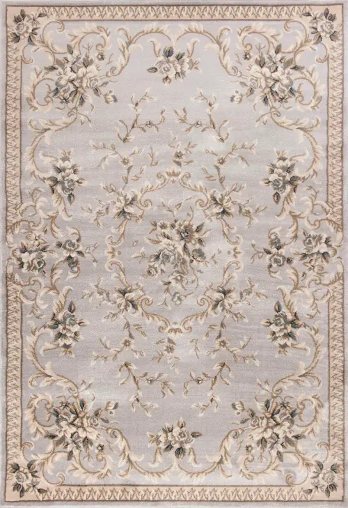 Kas Rugs Avalon 5604 Beige Power Loomed Synthetic Rug