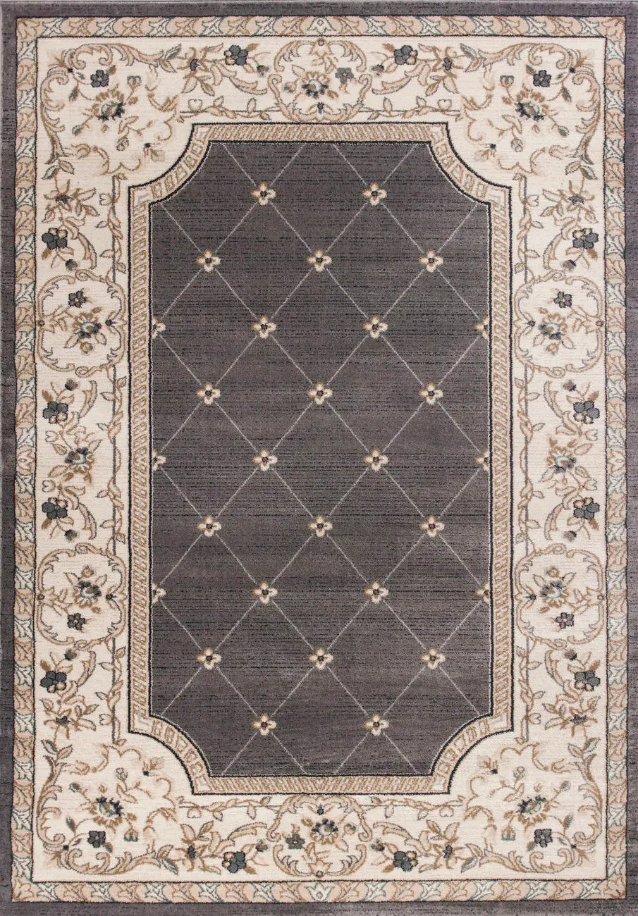 Kas Rugs Avalon 5615 Grey/Ivory Traditional Rug