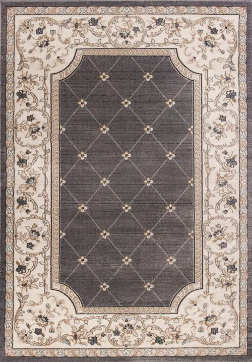 Kas Rugs Avalon 5615 Grey/Ivory Traditional Rug