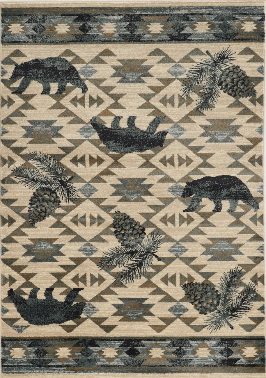 Kas Rugs Chester 5634 Beige Hand Woven Synthetic Rug