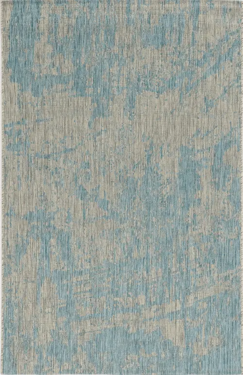 Kas Rugs Provo 5759 Blue Hand Woven Synthetic Rug