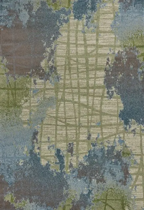 Kas Rugs Illusions 6207 Green/Blue Rug