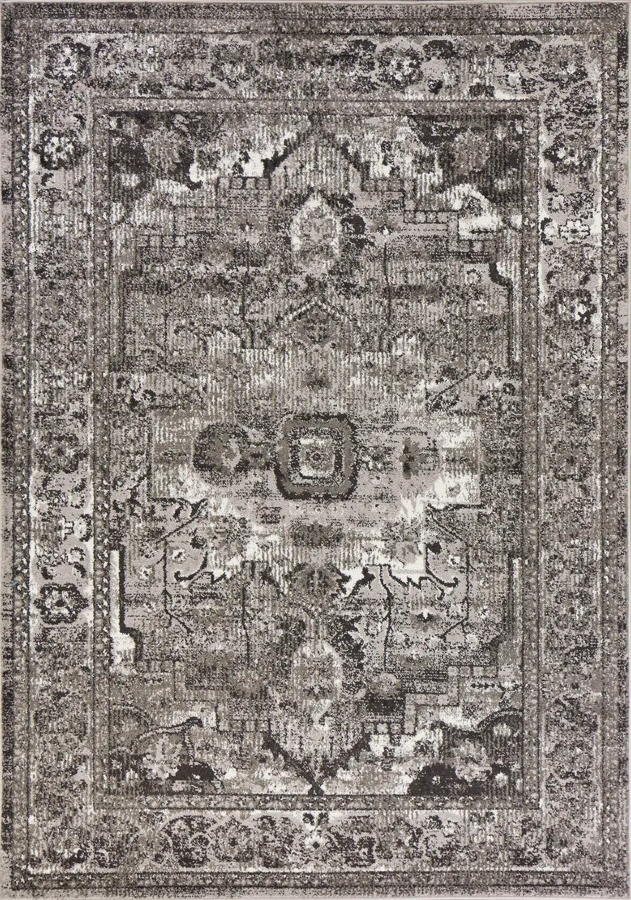 Kas Rugs Skyline 6416 Gray Hand Woven Synthetic Rug