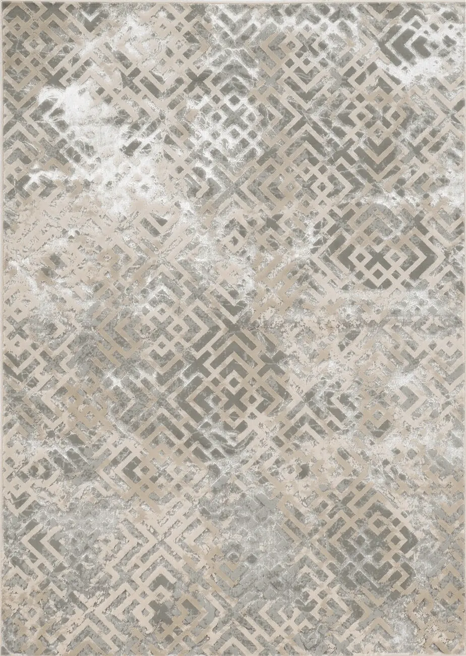 Kas Rugs Luna 7124 Beige Hand Woven Synthetic Rug