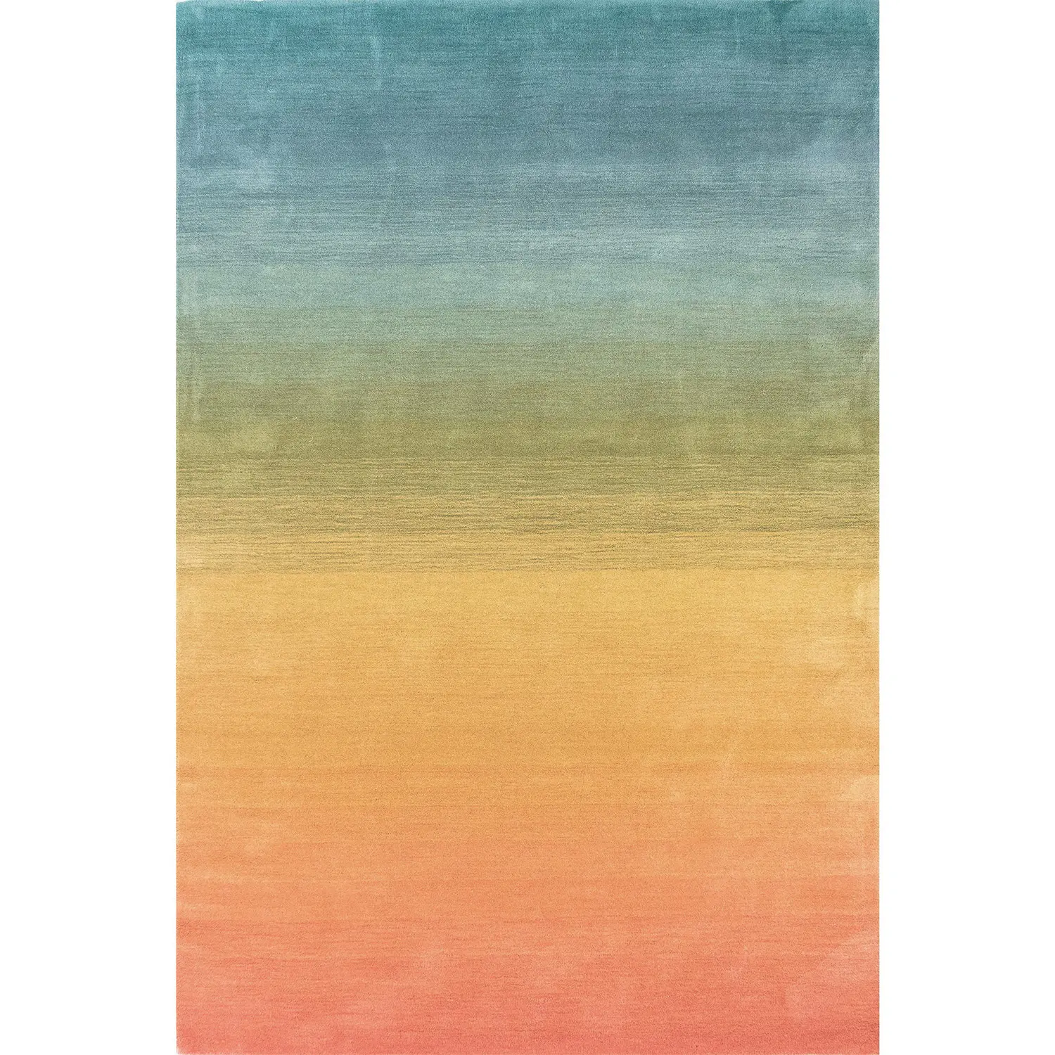 Liora Manne Arca Plush Wool  Rectangular Indoor Rug-Solid, Ombre Rainbow Product Image