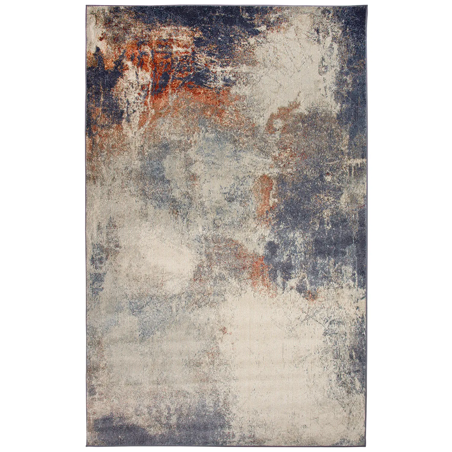 Liora Manne Ariana Low Profile  Indoor  Woven Durable Rug- Mystic Dusk