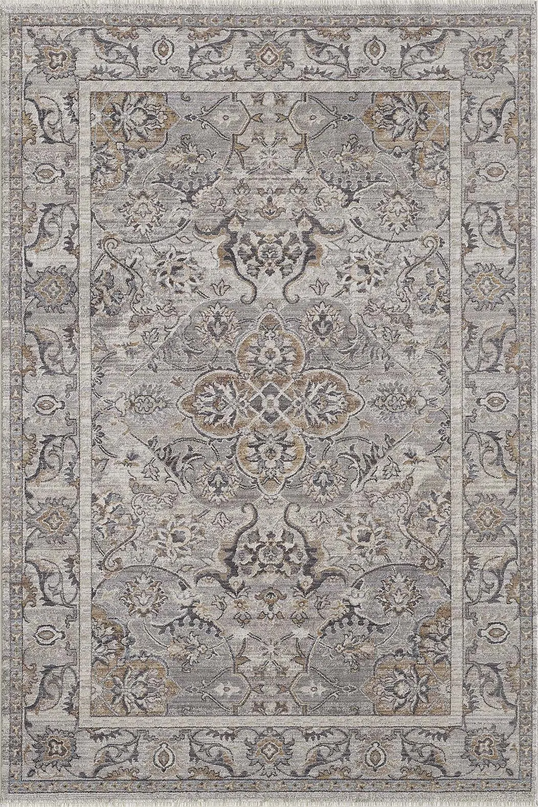 Adele 8803 Grey Beige Delaney Area Rug Product Image