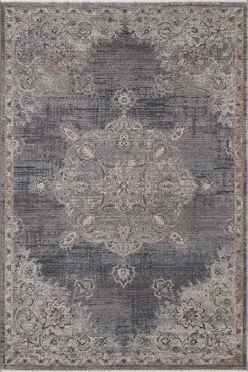 Adele 8805 Grey Blue Serafina Area Rug