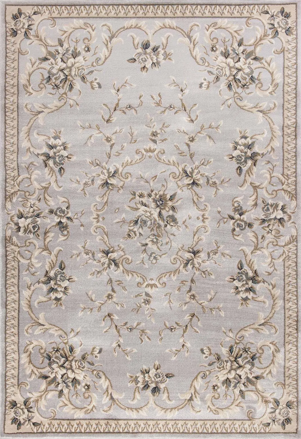 Avalon 5604 Light Grey Aubusson Area Rug Product Image