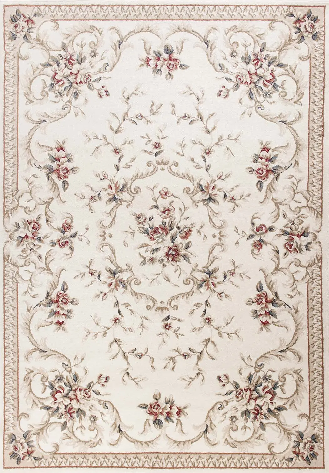 Avalon 5606 Ivory Aubusson Area Rug Product Image