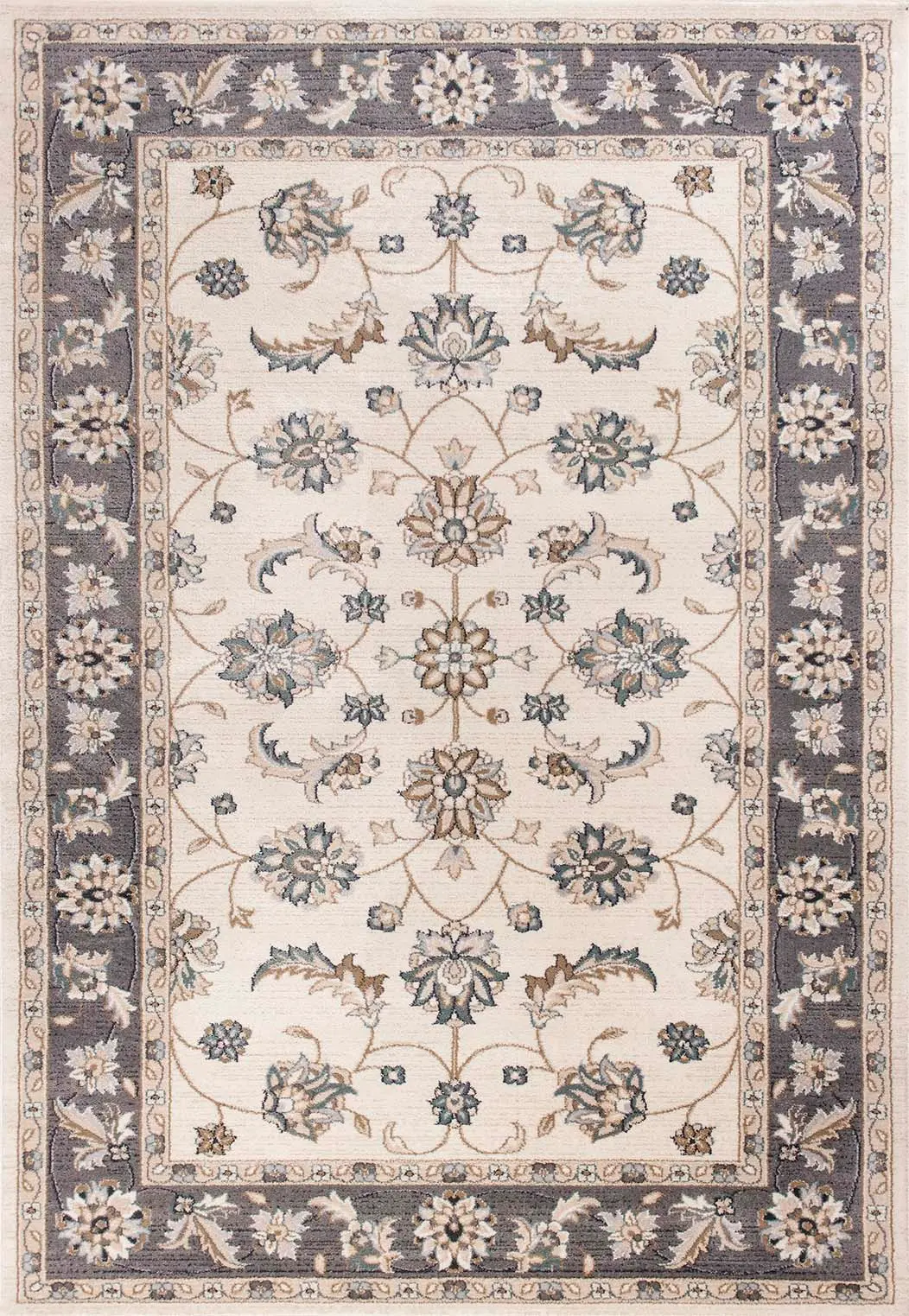 Avalon 5612 Ivory/Grey Mahal Area Rug