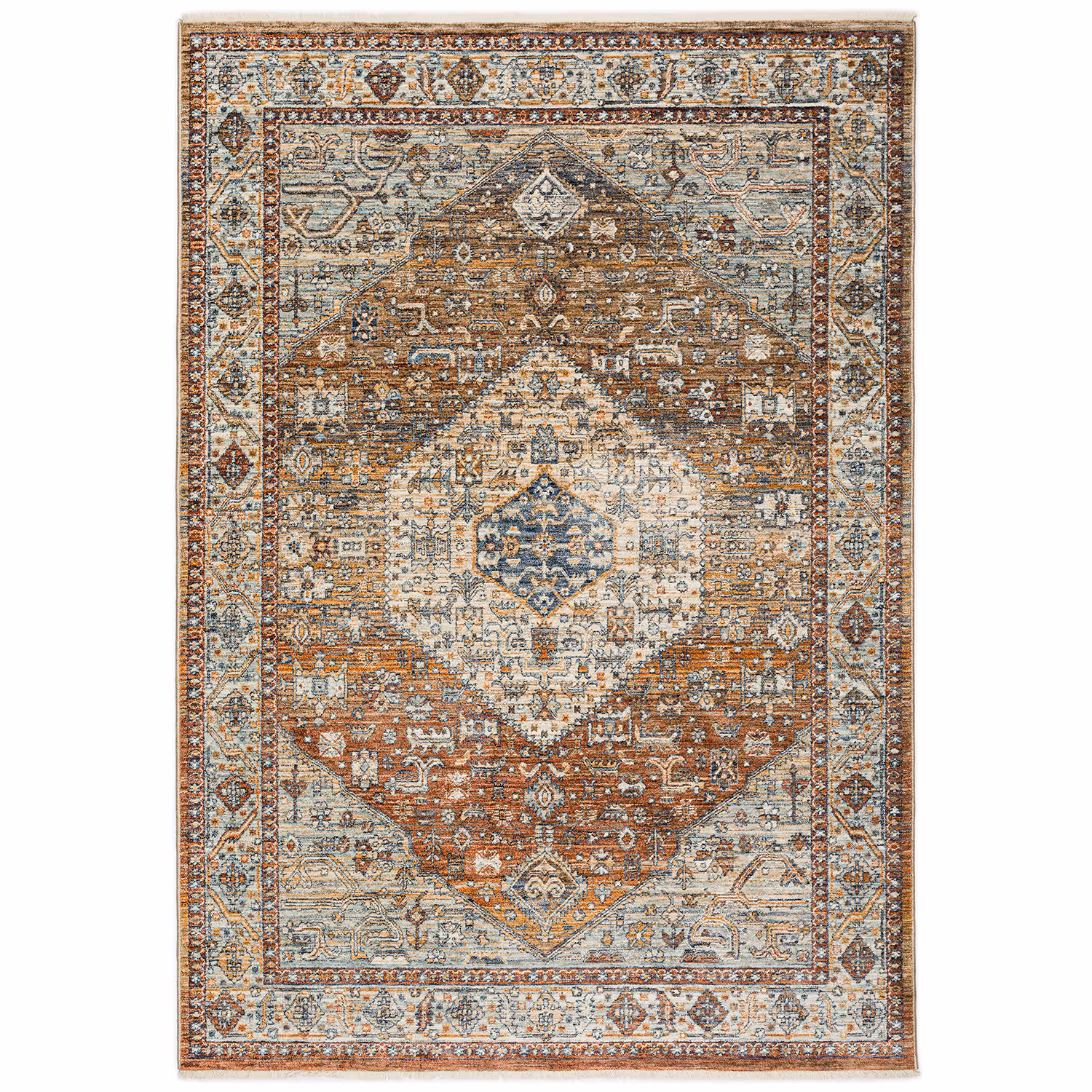 Bergama BE1 Paprika Modern Rug