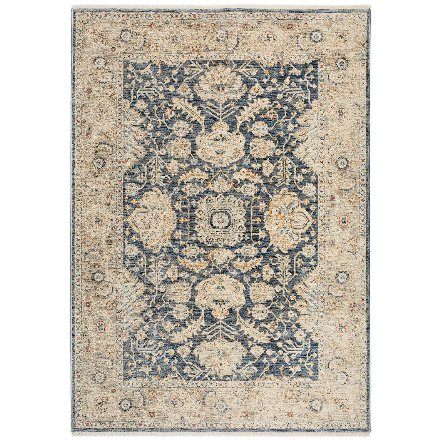 Bergama BE8 Navy Modern Rug