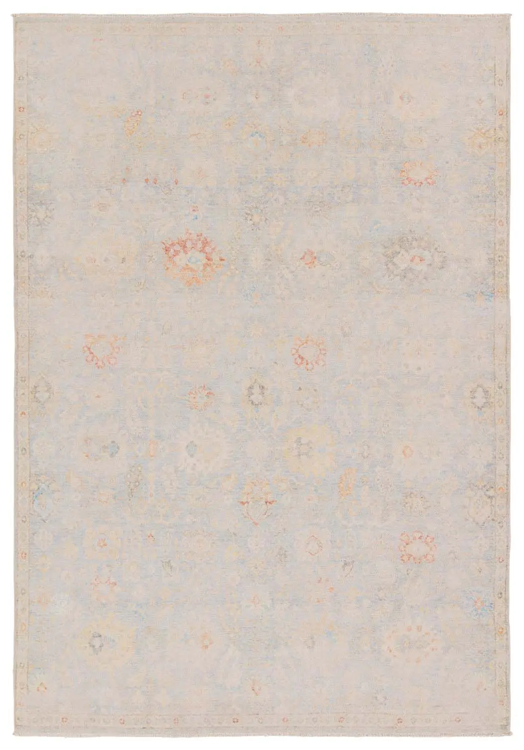 Jaipur Living Doire Floral Light Blue/Cream Runner Rug