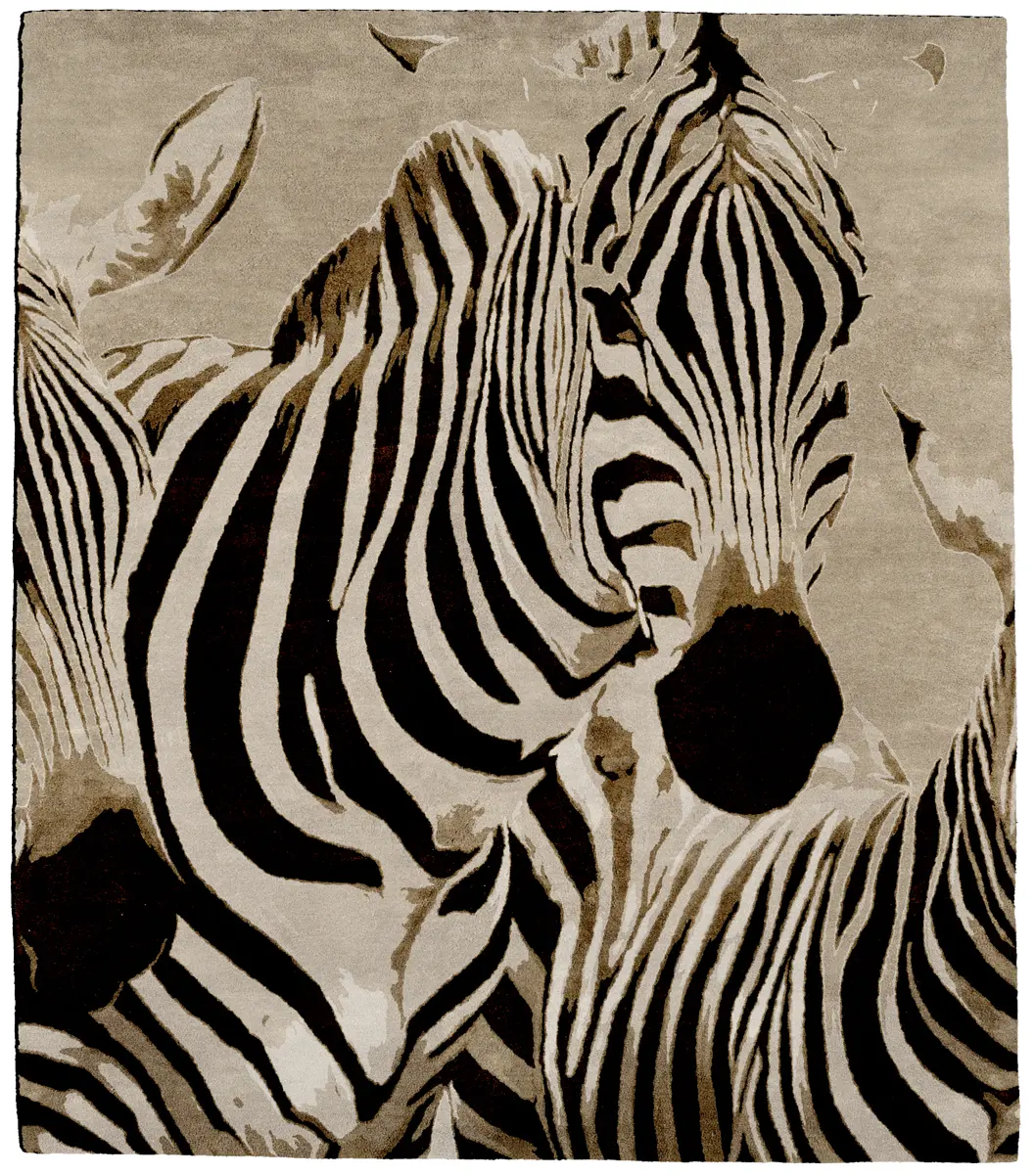 Migration Brown Gray Rug