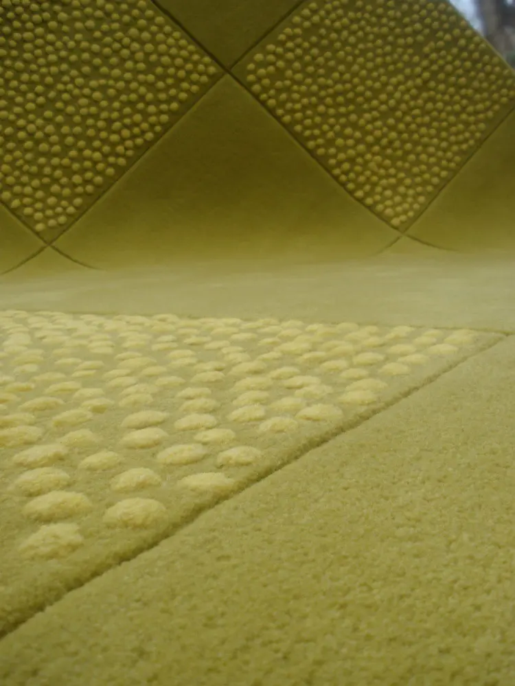 Staccato Yellow Green Rug