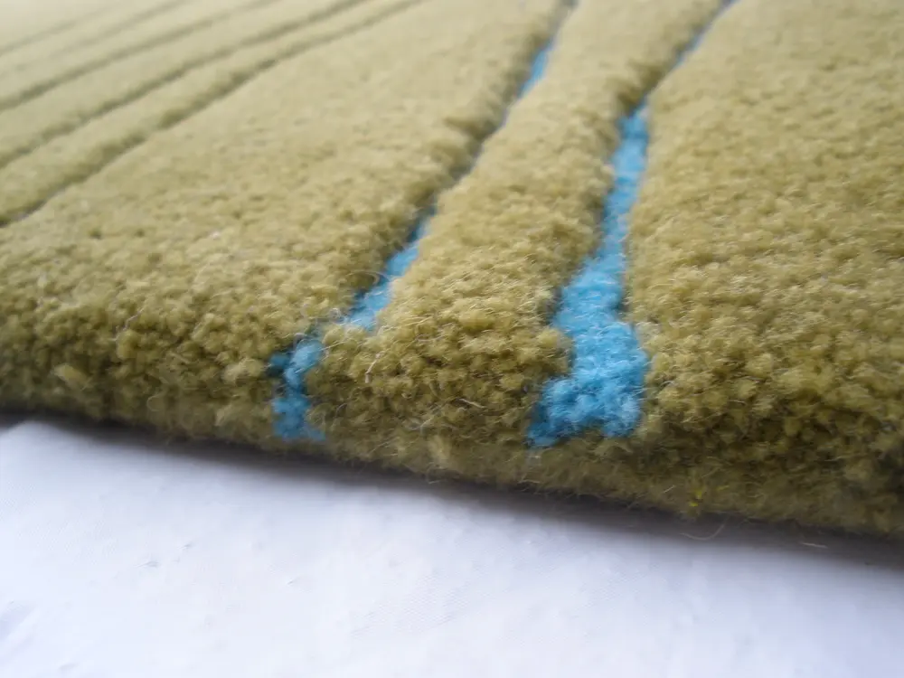 Jet Stream Lime Aqua Rug