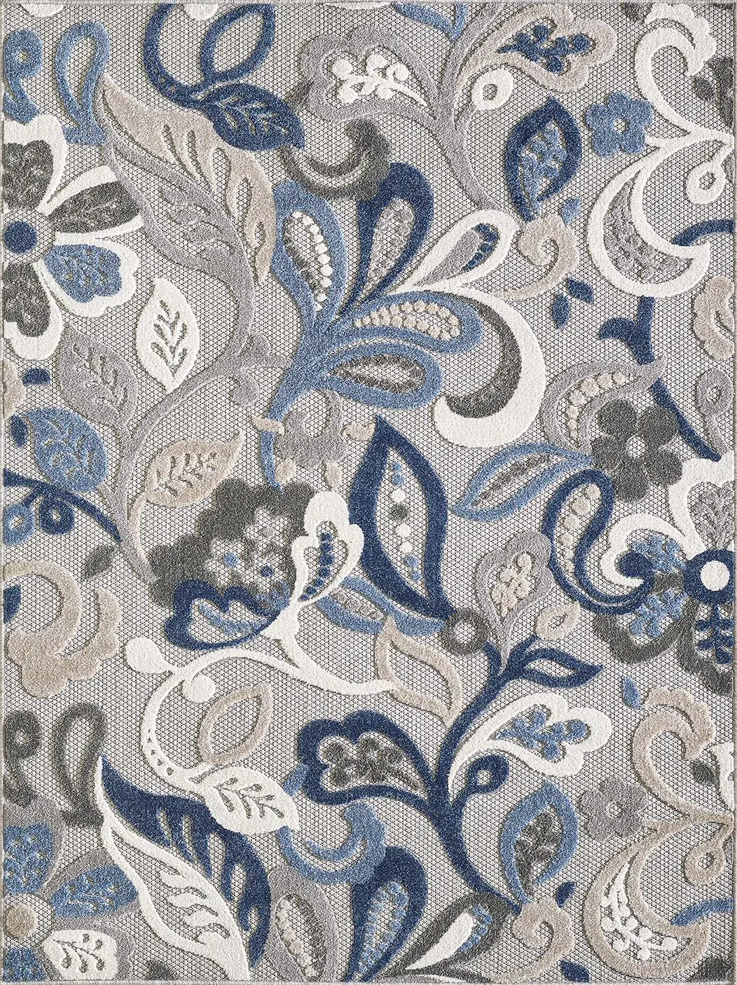 Calla 6922 Grey/Blue Leila Area Rug