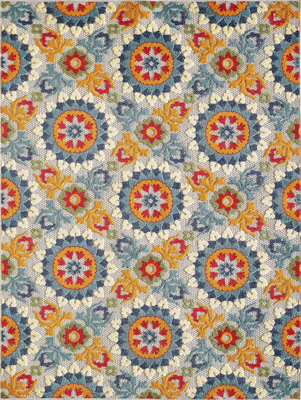 Calla 6931 Ivory/Multi Manor Area Rug