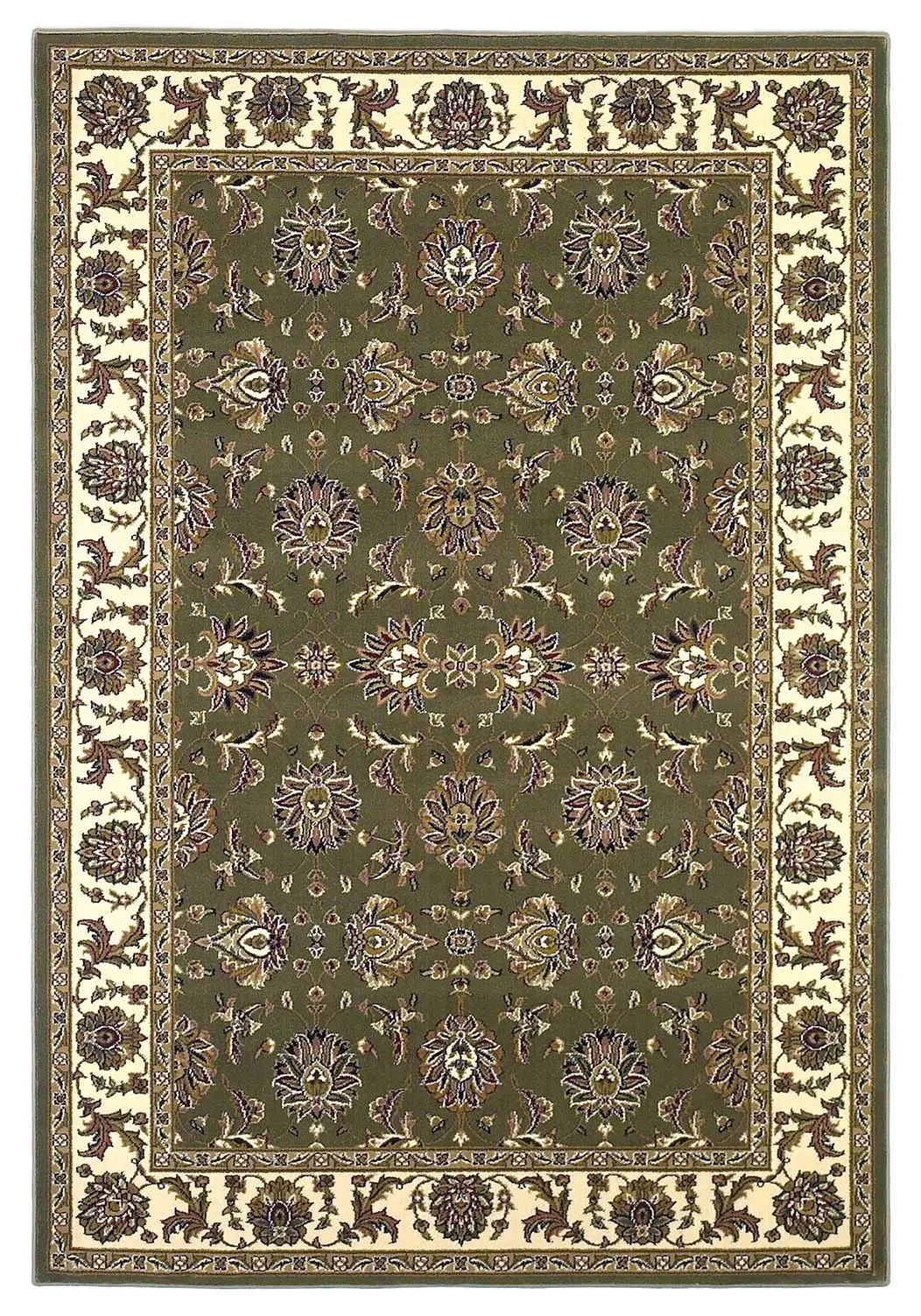 Cambridge 7314 Green/Ivory Kashan Area Rug Product Image