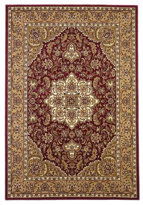 Cambridge 7326 Red/Beige Kashan Medallion Area Rug