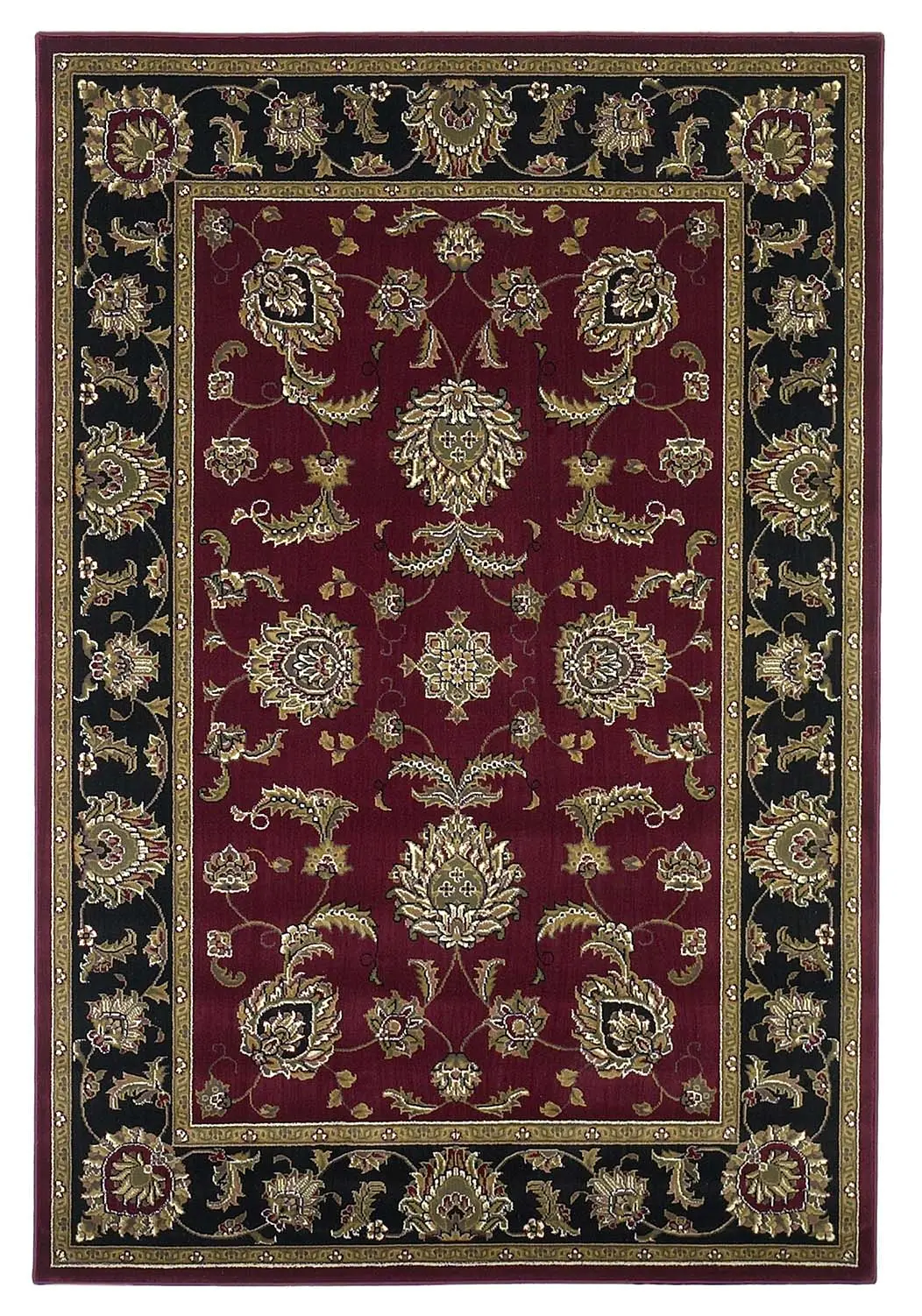 Cambridge 7342 Red/Black Bijar Area Rug Product Image