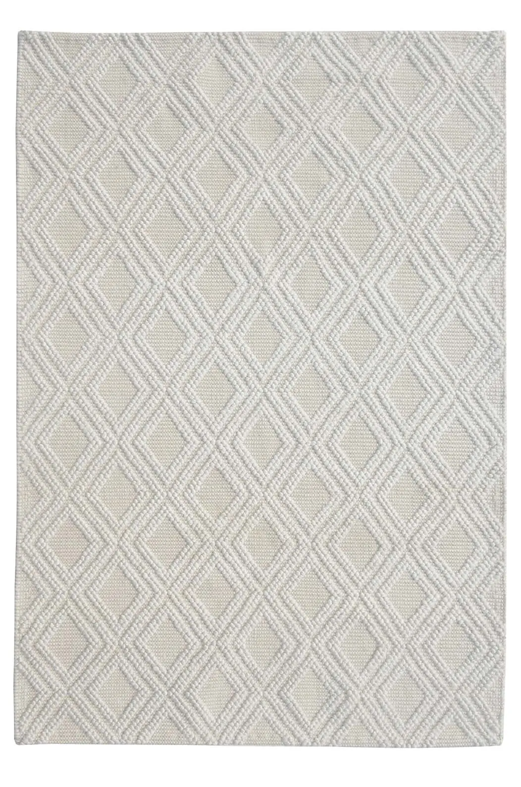 Chloe 7720 Ivory Natural Diamond Area Rug