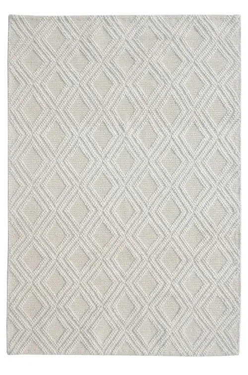 Chloe 7720 Ivory Natural Diamond Area Rug