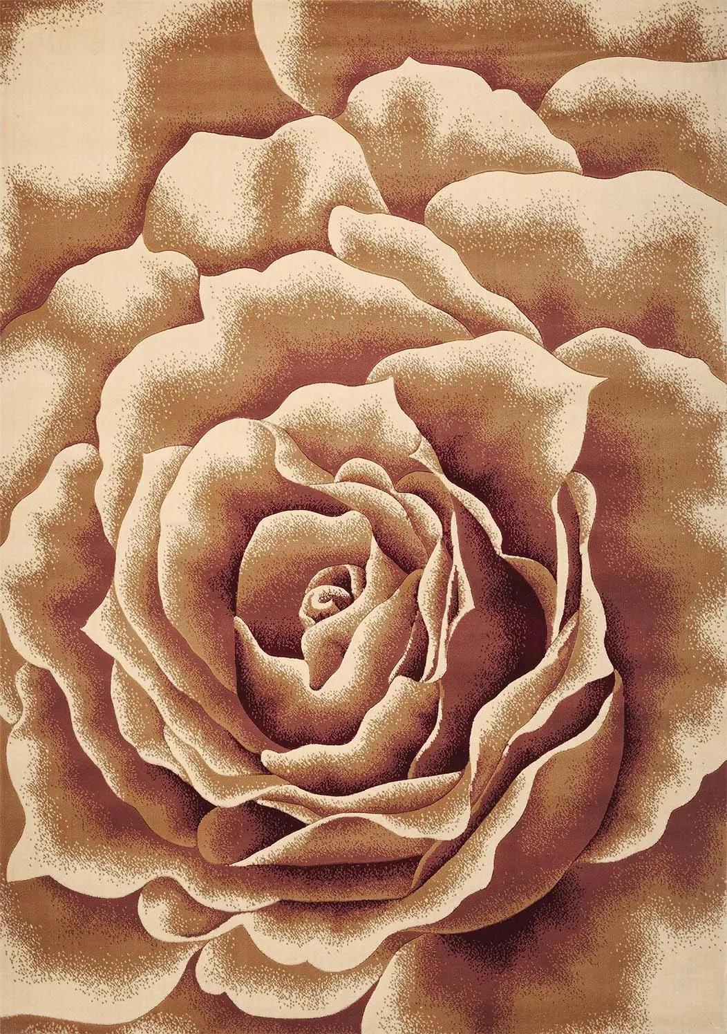 Corinthian 5338 Ivory Floral Splendor Area Rug