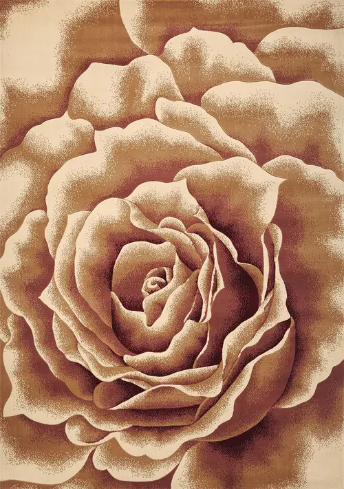 Corinthian 5338 Ivory Floral Splendor Area Rug