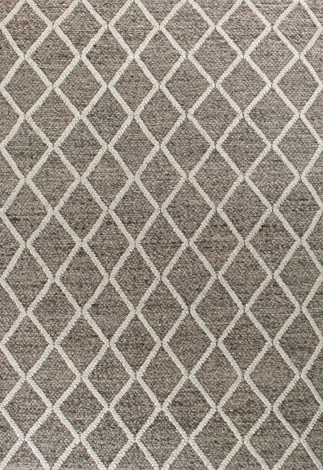 Cortico 6162 Dark Grey Diamonds Area Rug