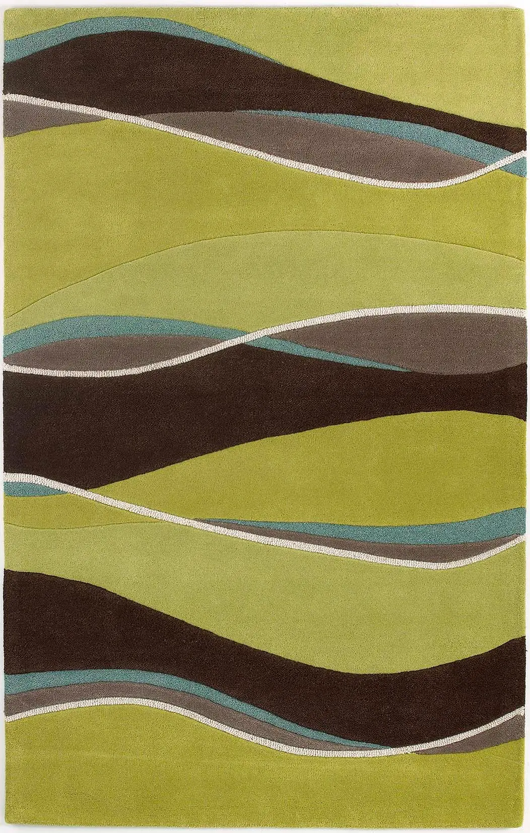 Eternity 1084 Lime/Mocha Landscapes Area Rug