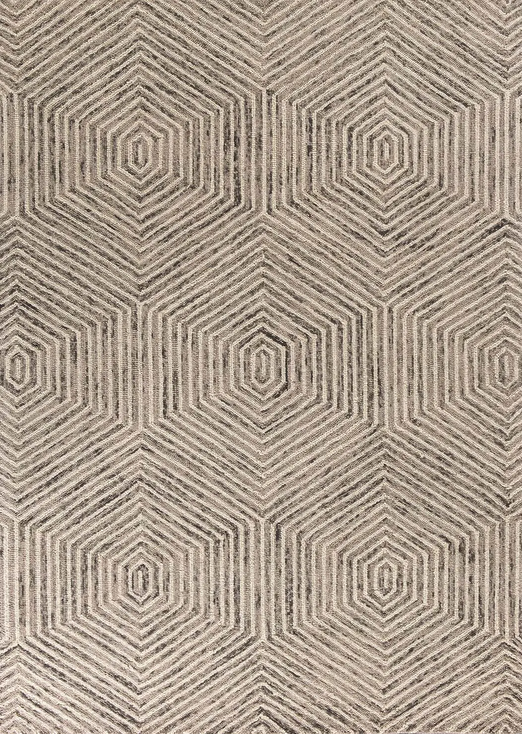 Gramercy 1607 Ivory Honeycomb Area Rug Product Image