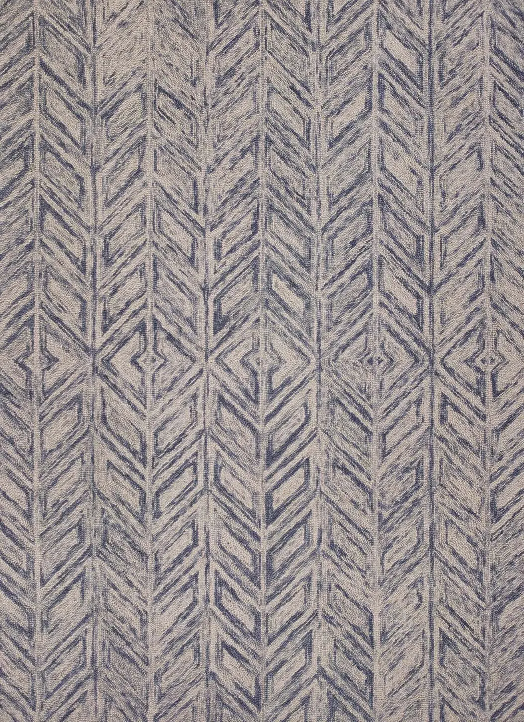 Gramercy 1611 Blue Hither Herringbone Area Rug Product Image