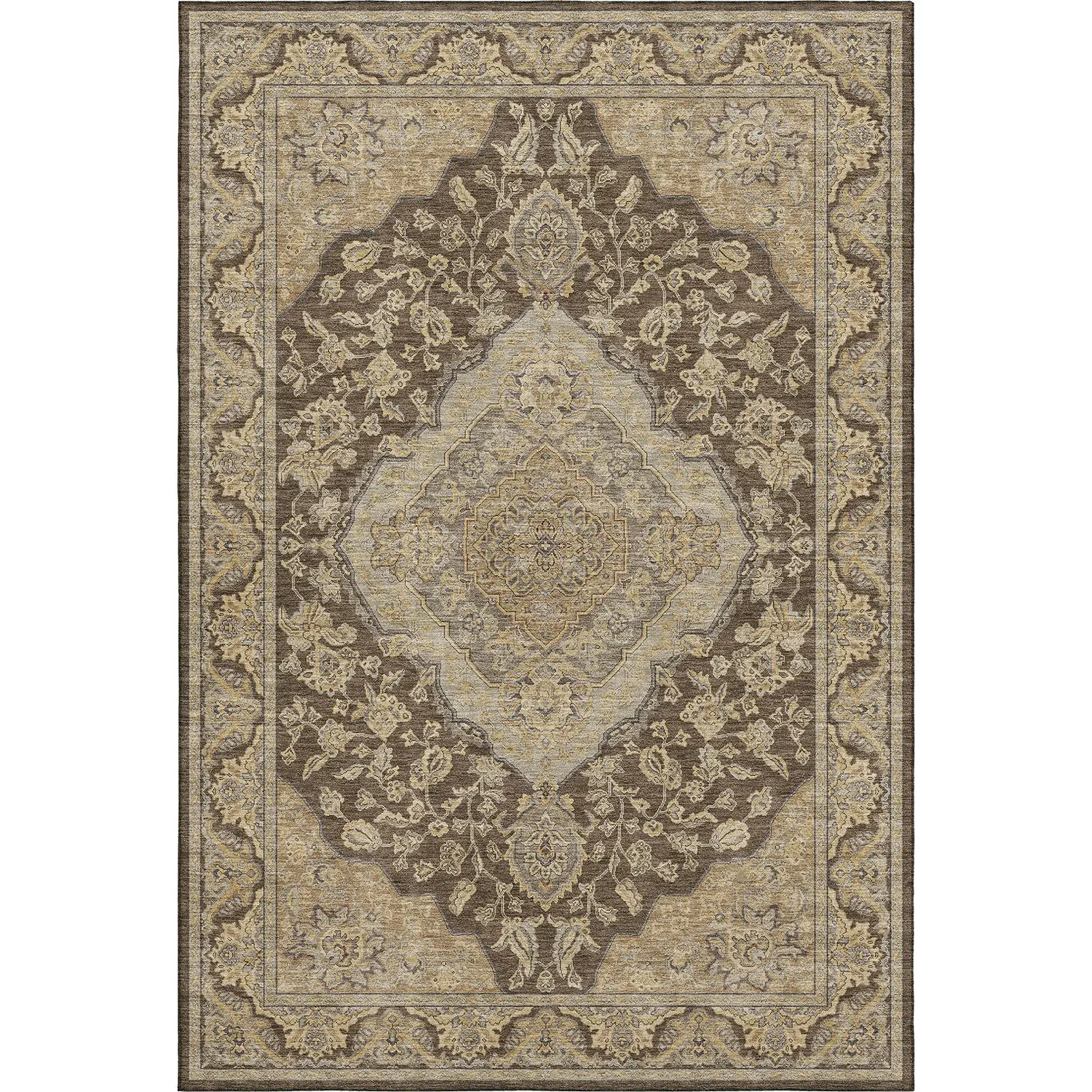 Hatay HY3 Chocolate Modern Rug