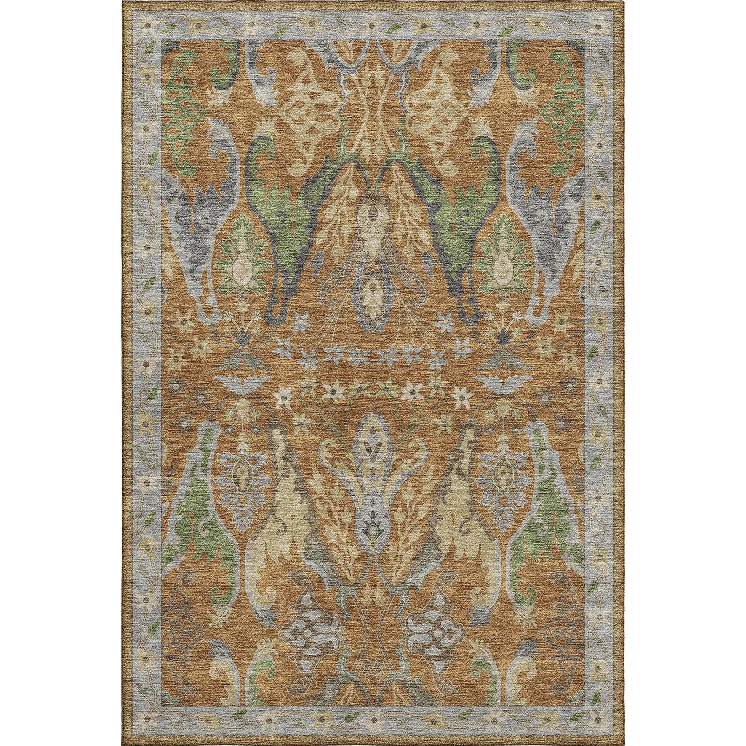 Hatay HY6 Copper Modern Rug