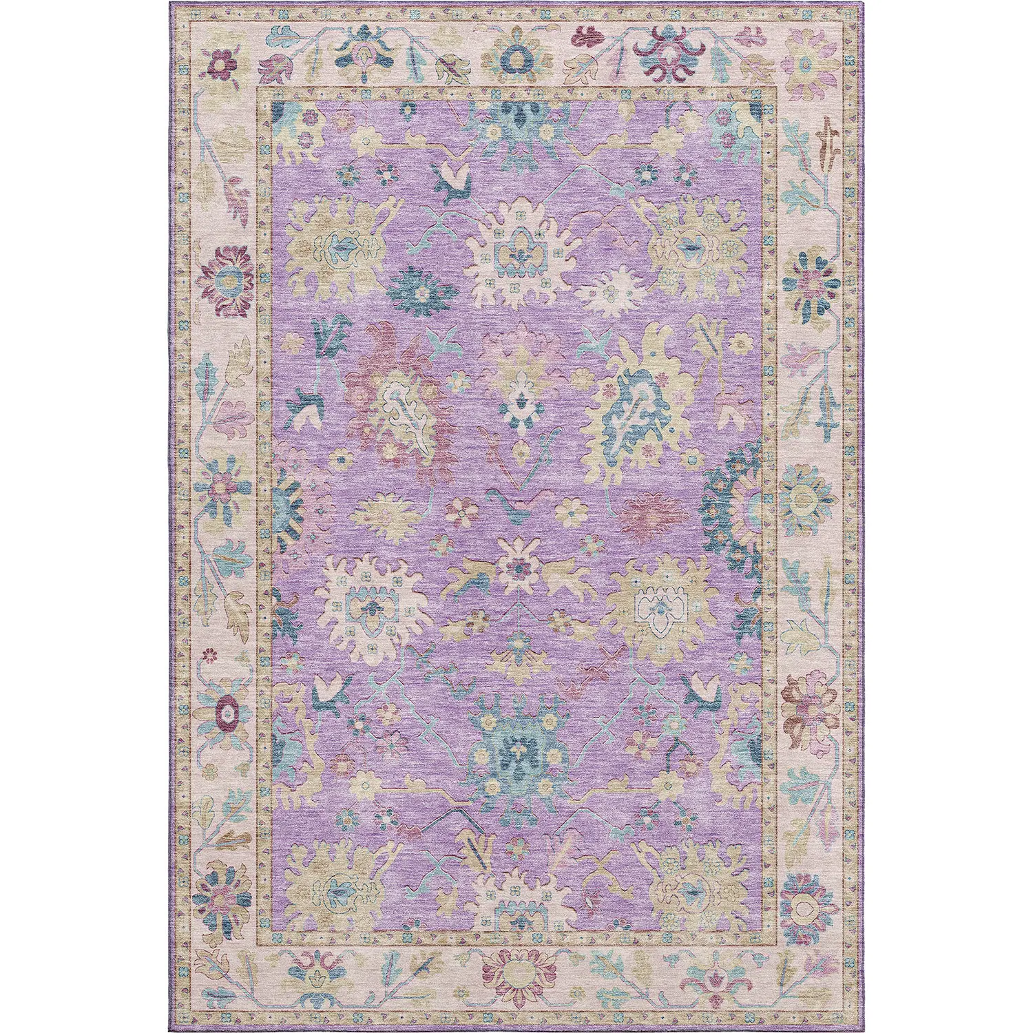 Hatay HY7 Purple Modern Rug