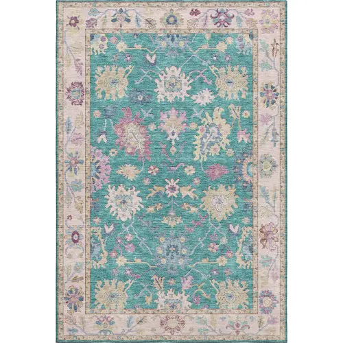 Hatay HY7 Teal Modern Rug