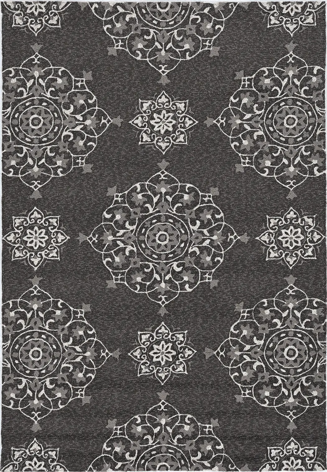Harbor 4207 Charcoal Courtyard Area Rug