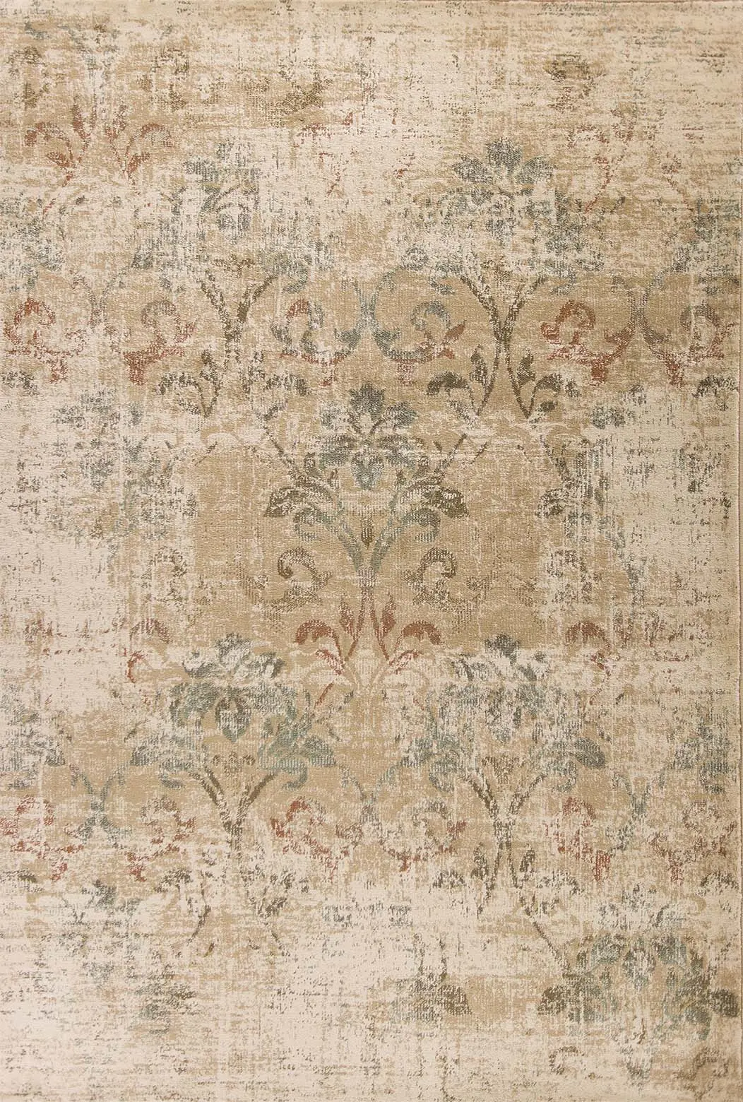 Heritage 9351 Champagne Damask Area Rug Product Image