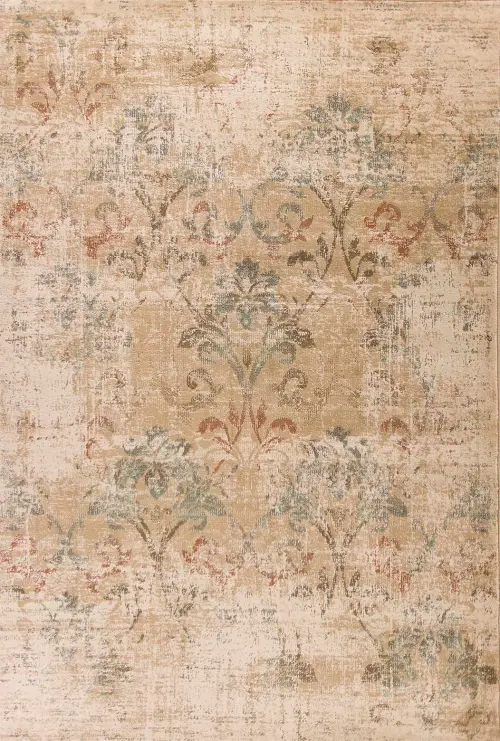 Heritage 9351 Champagne Damask Area Rug