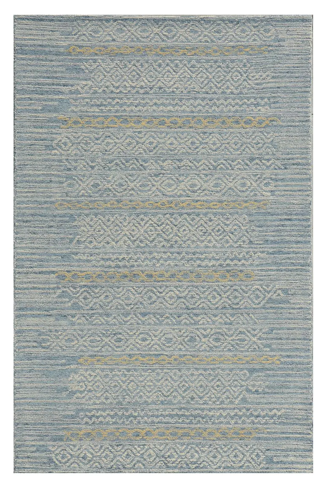 Hudson 2466 Blue Boho Area Rug